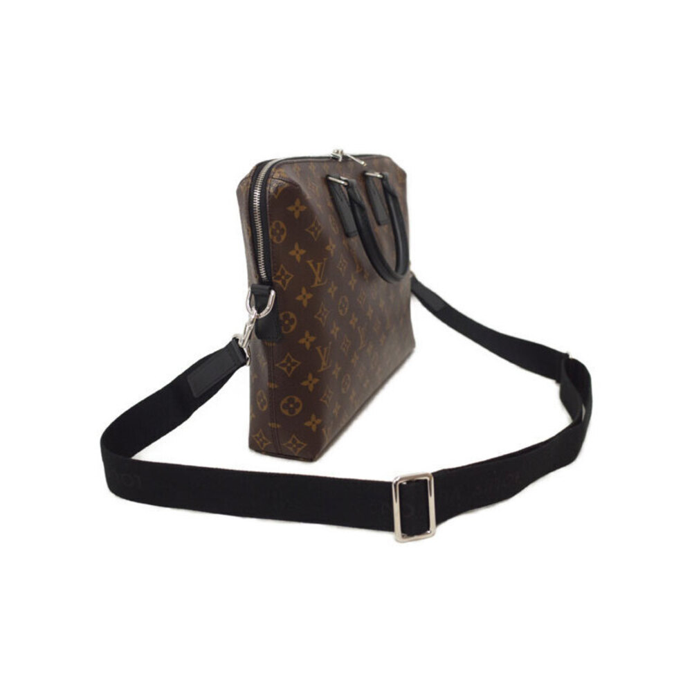 Louis Vuitton Business Document PDJ Porte Journey Bag Macassar Monogram